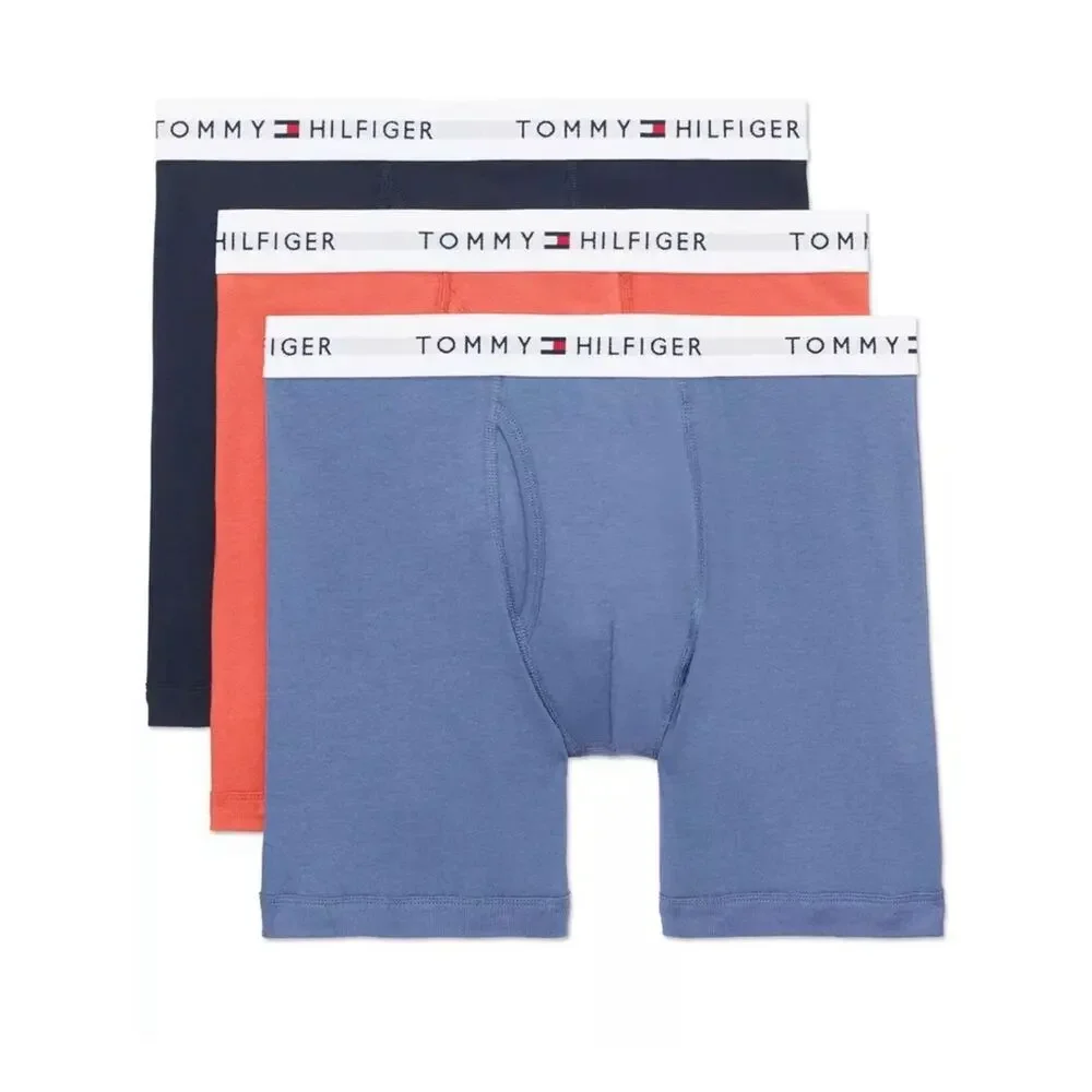 Tommy Hilfiger Set Of 3 Boxer Brief Men's Size Small Multicolor 100% Cotton